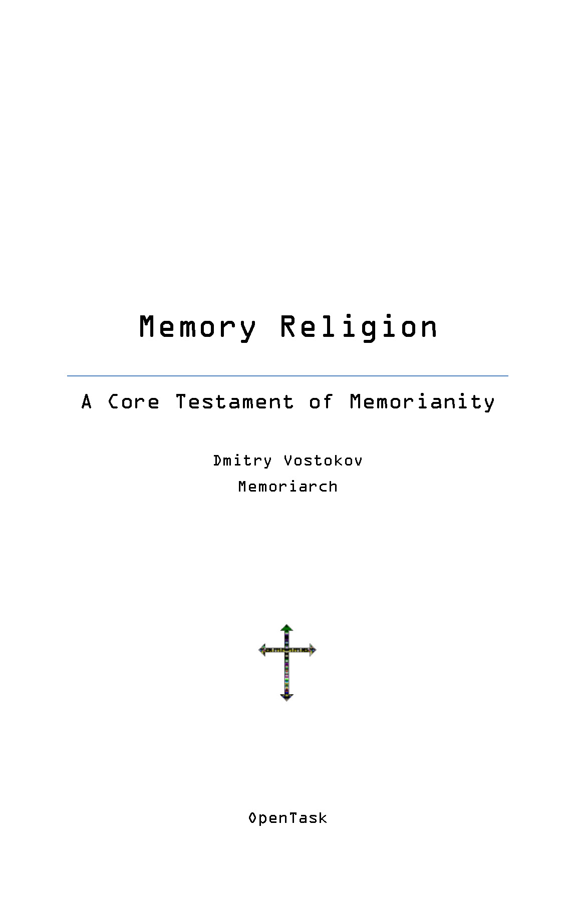 Core Testament of Memorianity (Memory Religion) Page 1