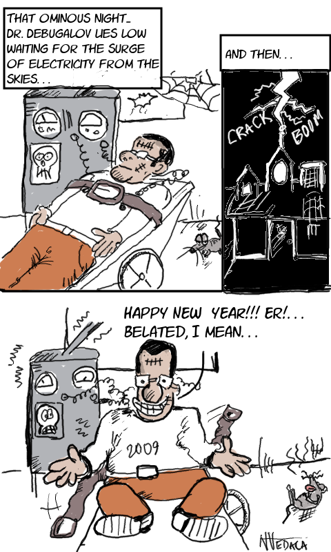 Happy New Year 2009 by Narasimha Vedala